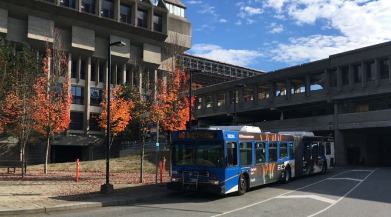 Simon Fraser University (SFU) bus